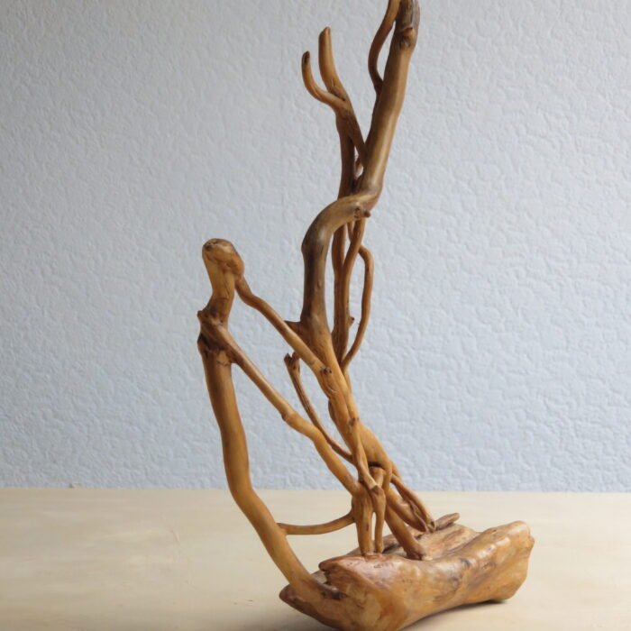 Ivy and hardwood Handcrafted, naturally shaped Ivy and hardwood sculpture.