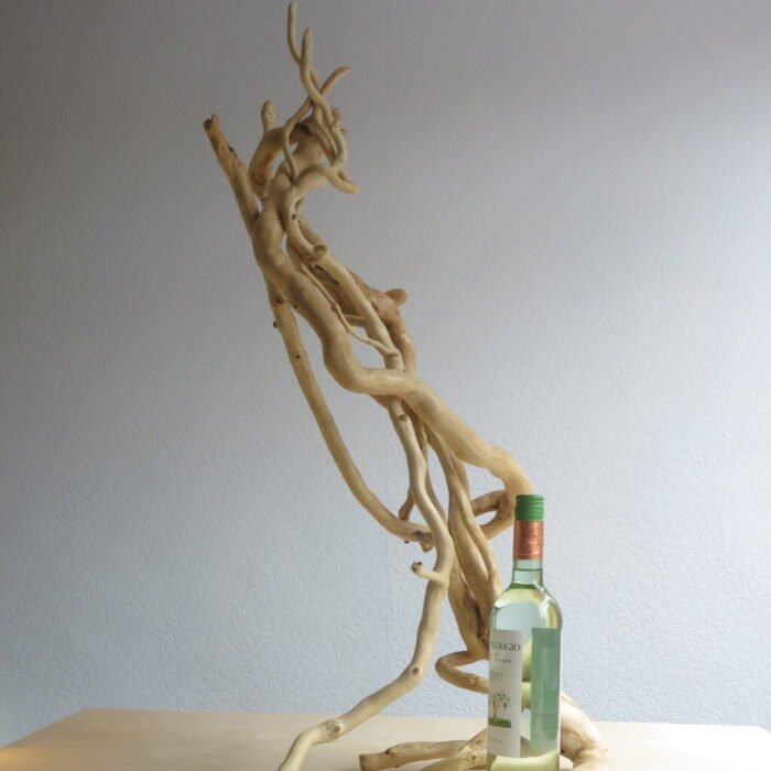 Lantern Holder. Handcrafted, free-standing Ivy sculpture that can be viewed from different angles for a different effect.