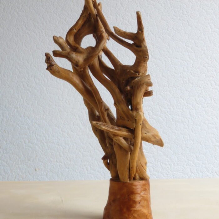 Ivy and hardwood Hand crafted unique Ivy and hardwood sculpture.