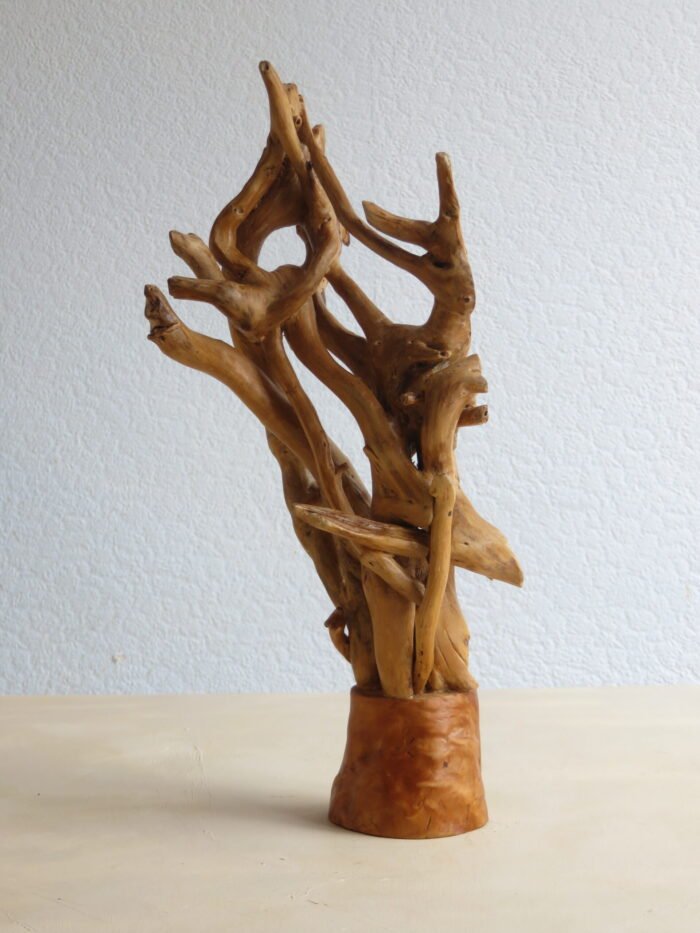 Ivy and hardwood Hand crafted unique Ivy and hardwood sculpture.